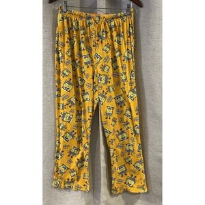 Vintage SpongeBob SquarePants Pajama Pants Bottoms‎ Y2K 2005 Size Medium